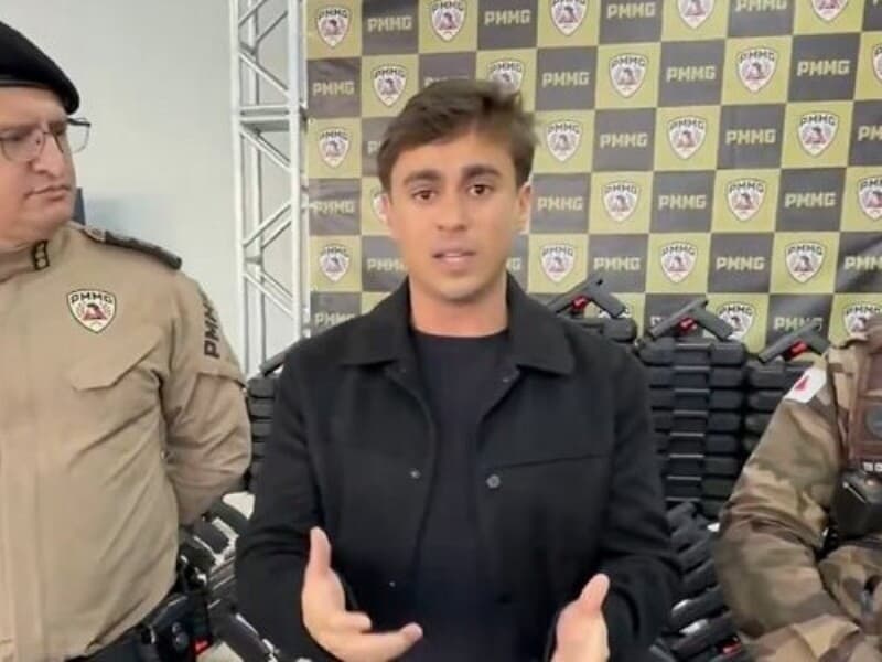 Música de fundo em vídeo de divulgação do mandato tem xingamentos e apologia à violência contra policiais. - Reprodução