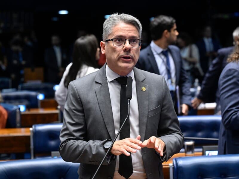 Senador Alessandro Vieira apresentou pacote de 10 projetos de combate ao crime organizado. - Carlos Moura/Agência Senado