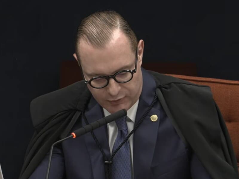 Ministro foi segundo a votar. - Reprodução/YouTube
