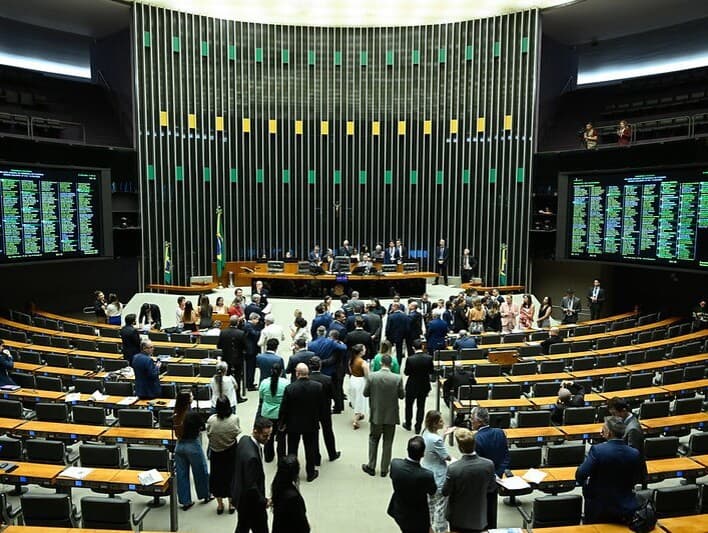 Sessão do Congresso será presidida por Alcolumbre no Plenário da Câmara. - Andressa Anholete/Agência Senado