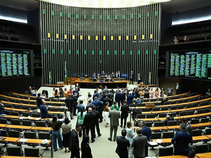 Sessão do Congresso será presidida por Alcolumbre no Plenário da Câmara. - Andressa Anholete/Agência Senado