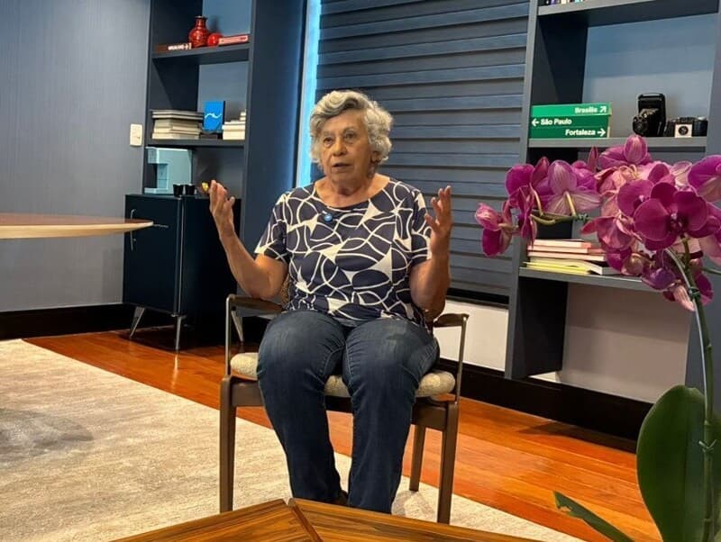 Dorothea Werneck durante visita ao Congresso em Foco. - Congresso em Foco