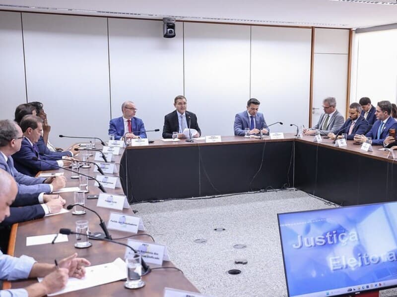 Acordo foi iniciativa do presidente Nunes Marques; apenas quatro siglas não assinaram. - Antonio Augusto/TSE