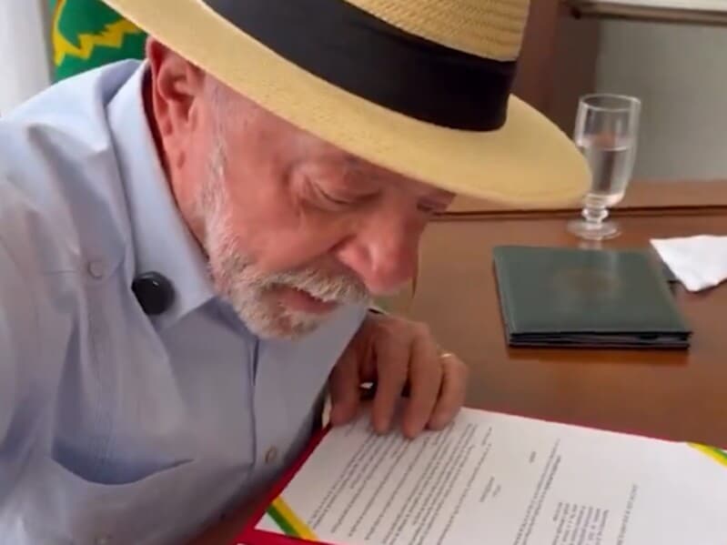 Vídeo foi publicado por Lula em suas redes sociais. - Reprodução/X