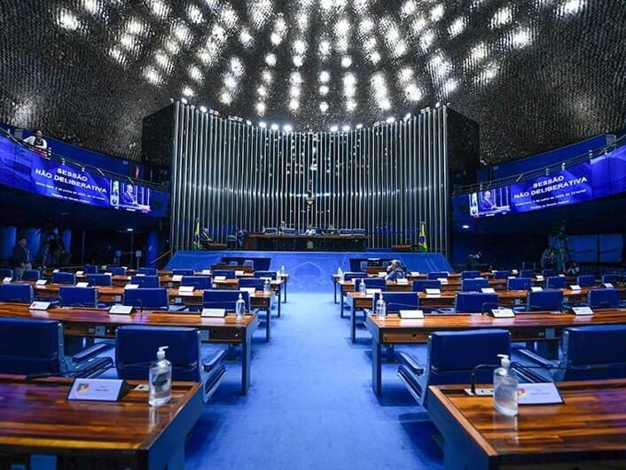 Sem Plenário: Senado, assim como Câmara, não tem sessões previstas para esta semana. - Edilson Rodrigues/Agência Senado Sem Plenário: Senado, assim como Câmara, não tem sessões previstas para esta semana. - Edilson Rodrigues/Agência Senado