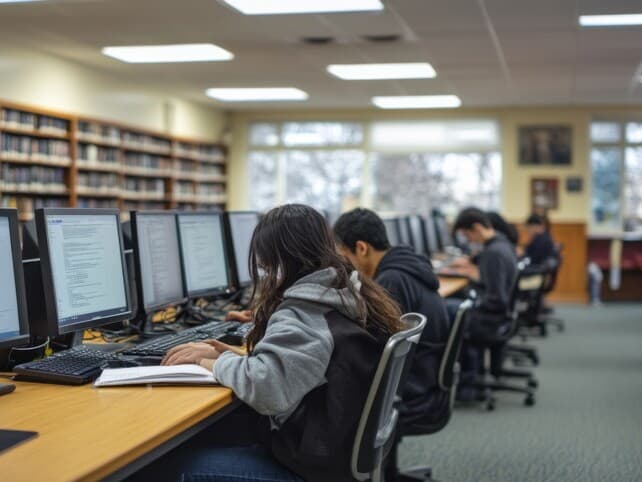 Medida busca ampliar a oferta de internet em escolas e reduzir desigualdades digitais. - Magnific