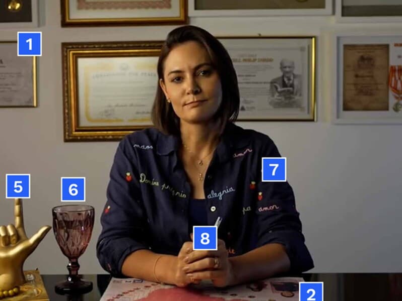 Como o cenário reforça a mensagem de Michelle Bolsonaro. - Arte Congresso em Foco