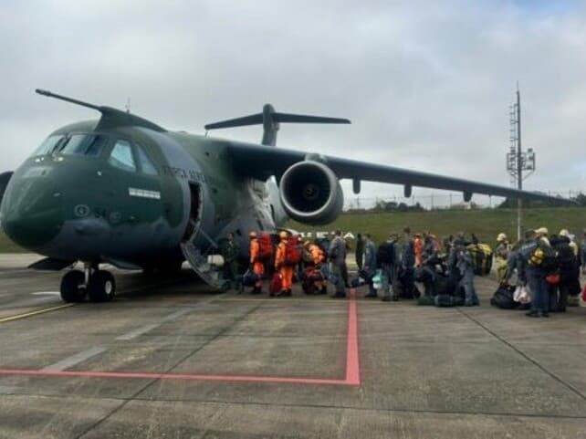 Além do resgate dos brasileiros, a FAB já realizou quatro voos para transportar equipes e insumos à Venezuela. - Divulgação / FAB