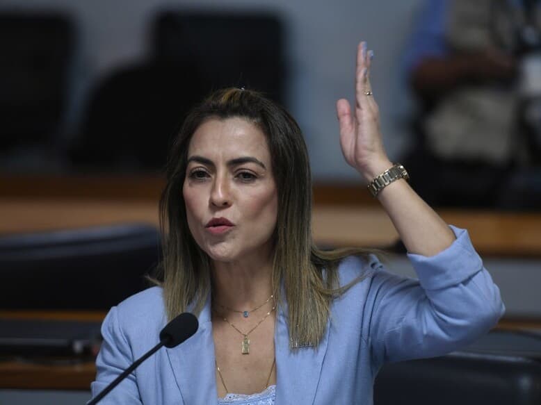 Na publicação, Soraya classificou as declarações de Paulo Figueiredo como misóginas e cobrou providências das autoridades. - Edilson Rodrigues / Agência Senado