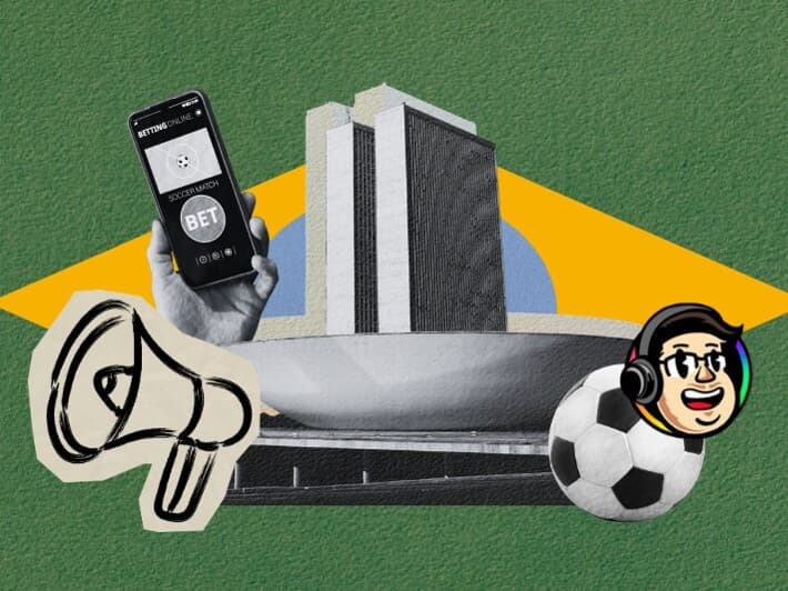 A maior exposição das bets durante a Copa impulsionou novas propostas para ampliar a regulação do setor. - Arte Congresso em Foco