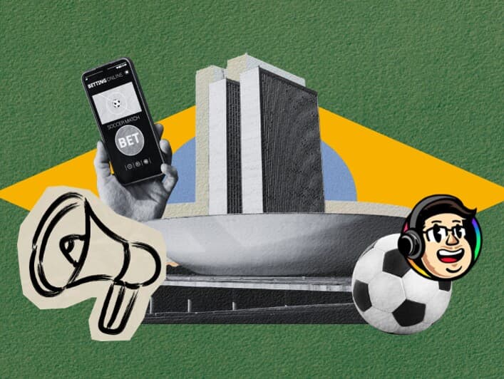 A maior exposição das bets durante a Copa impulsionou novas propostas para ampliar a regulação do setor. - Arte Congresso em Foco