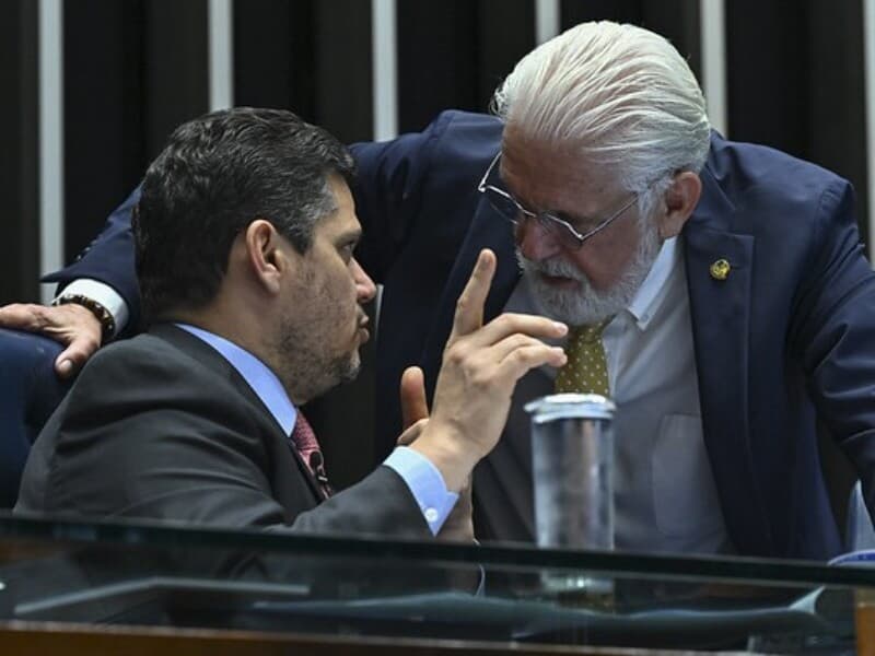 Alcolumbre sai em defesa de Jaques Wagner e diz que Senado atuará. - Jefferson Rudy/Agência Senado