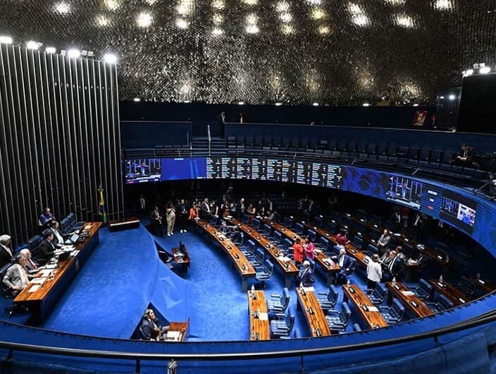 Debate no Plenário abre discussões sobre o fim da escala 6x1 no Senado. - Carlos Moura/Agência Senado