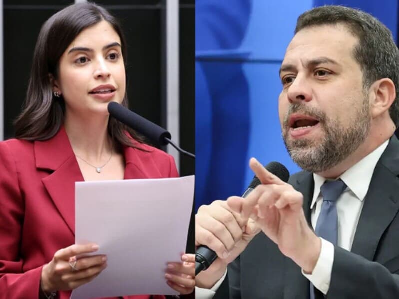 Resposta de Boulos foi publicada após vídeo em que Tabata comparou a produção legislativa dos deputados mais votados de 2022. - Montagem Congresso em Foco | Kayo Magalhães/Câmara dos Deputados | Lula Marques/Agência Brasil