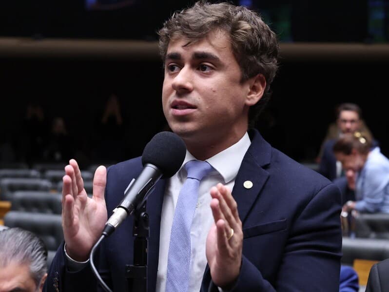 Nikolas nega relação com vídeo do Michelle. - Bruno Spada/Câmara dos Deputados