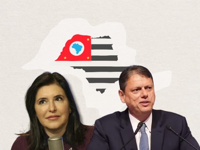 A resposta da ex-ministra ocorreu após críticas à sua trajetória política em São Paulo. - Arte Congresso em Foco | Marcelo Camargo/Agência Brasil | Pablo Jacob/Governo de SP