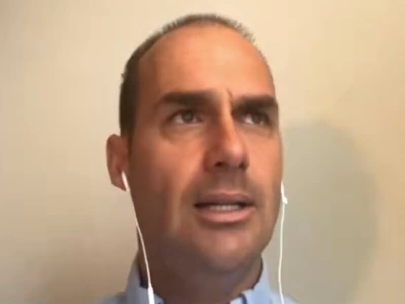 Ex-deputado Eduardo Bolsonaro. - Reprodução/X/@BolsonaroSP