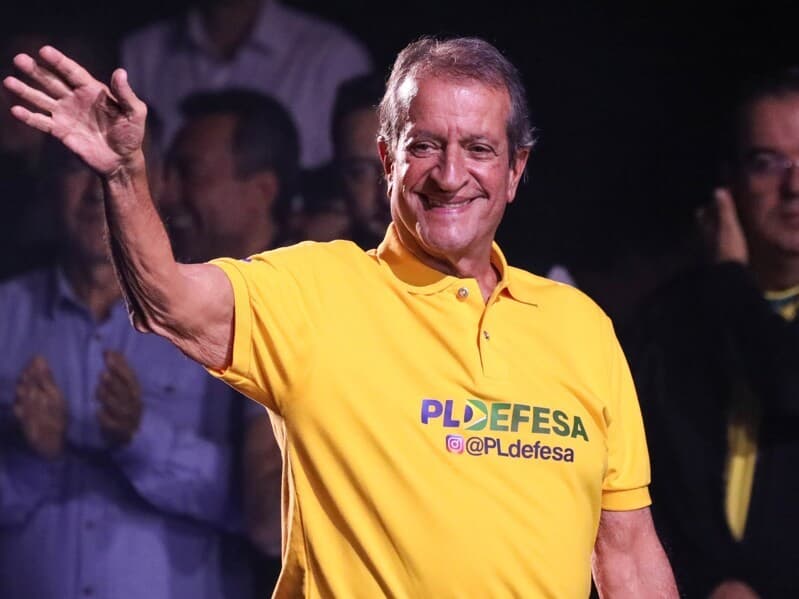 Valdemar Costa Neto tem bens bloqueados pelo STF. - Brazil Photo Press/Folhapress