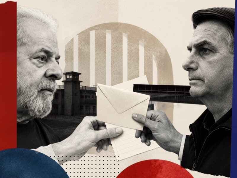 Por que Lula podia divulgar cartas preso e Bolsonaro não? Entenda - Arte Congresso em Foco
