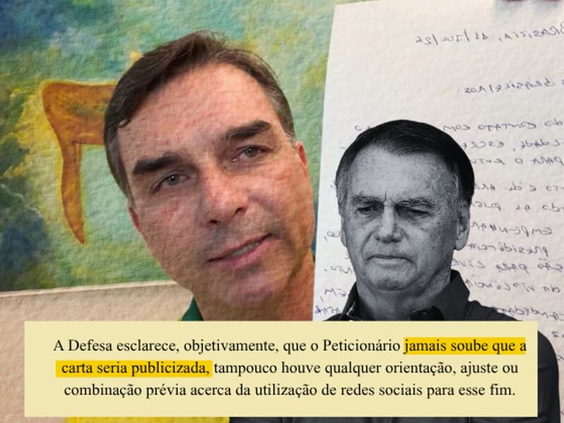 Defesa nega que Bolsonaro sabia de divulgação da carta. - Reprodução/YouTube | Pedro Ladeira/Folhapress | Arte Congresso em Foco