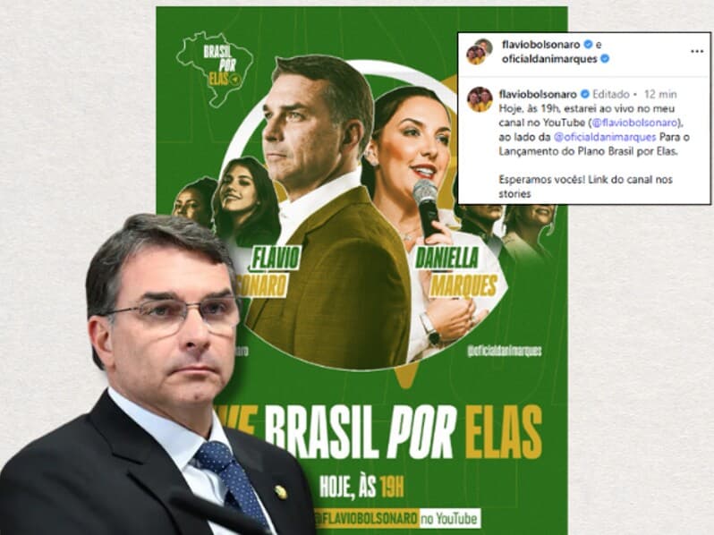Flávio anuncia lançamento do "Plano Brasil por Elas". - Edilson Rodrigues/Agência Senado | Arte Congresso em Foco