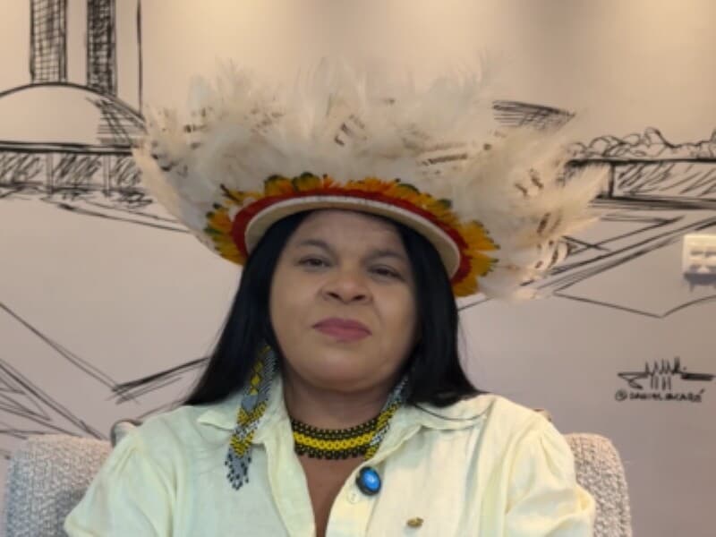 Deputada diz que "desmonte da política indigenista" durante a gestão do ex-presidente levou povos originários a priorizar a ocupação de espaços de poder e ampliar candidaturas. - Reprodução Deputada diz que "desmonte da política indigenista" durante a gestão do ex-presidente levou povos originários a priorizar a ocupação de espaços de poder e ampliar candidaturas. - Reprodução