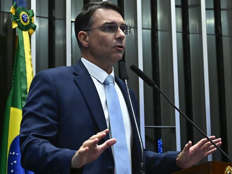 Flávio é investigado por calúnia contra Lula. - Waldemir Barreto/Agência Senado