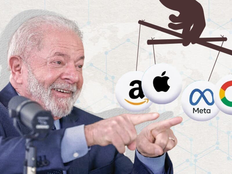 Decretos sobre responsabilização de big techs entra em vigor. - Ricardo Stuckert | Arte Congresso em Foco Decretos sobre responsabilização de big techs entra em vigor. - Ricardo Stuckert | Arte Congresso em Foco
