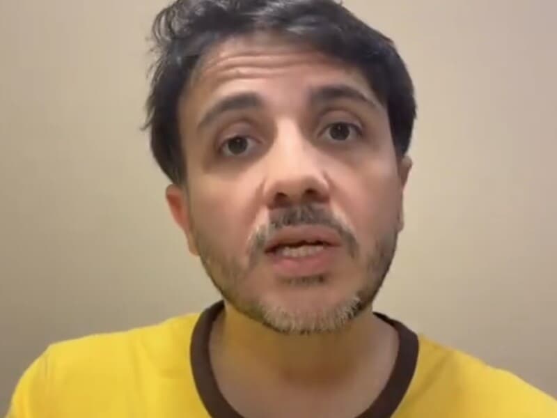 Pré-candidato antecipa inscrição na Justiça Eleitoral após ameaças. - Reprodução/YouTube