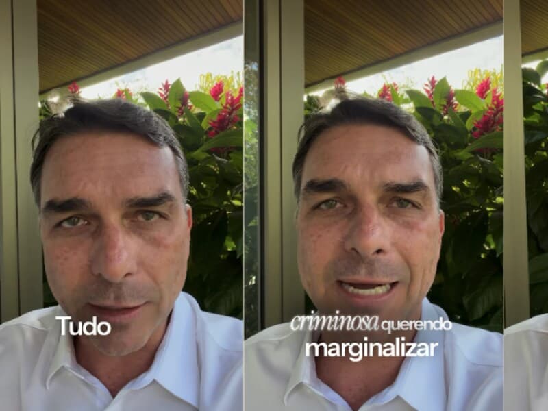 Flávio nega irregularidades em contrato com empresa ligada a Vorcaro. - Reprodução/Instagram