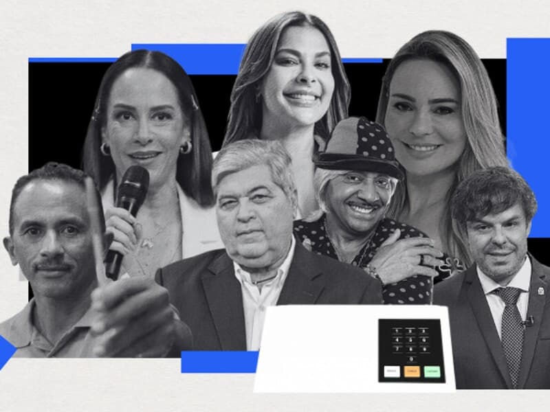 Veja os famosos que devem ser candidatos nas eleições. - Reprodução | Arte Congresso em Foco