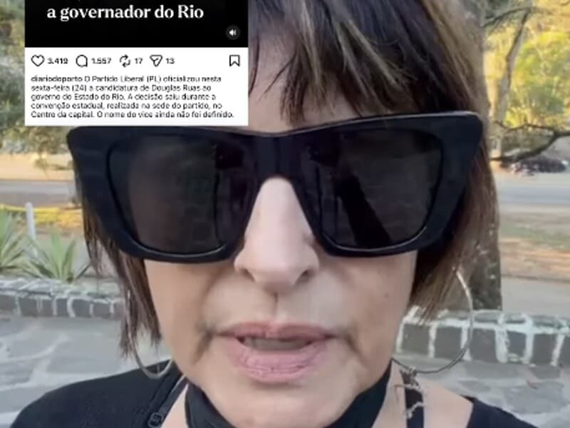 Cantora reage após ter música associada a candidato do PL. - Reprodução/Instagram