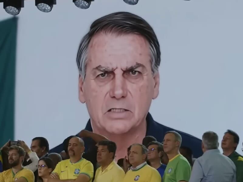 PL exibe vídeo de Bolsonaro feito com IA. - Reprodução/YouTube