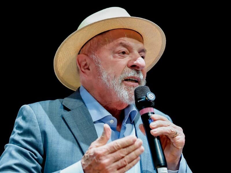 Lula discursou na convenção do PSB, que oficializou Geraldo Alckmin como candidato a vice na chapa à reeleição. - Ricardo Stuckert / PR