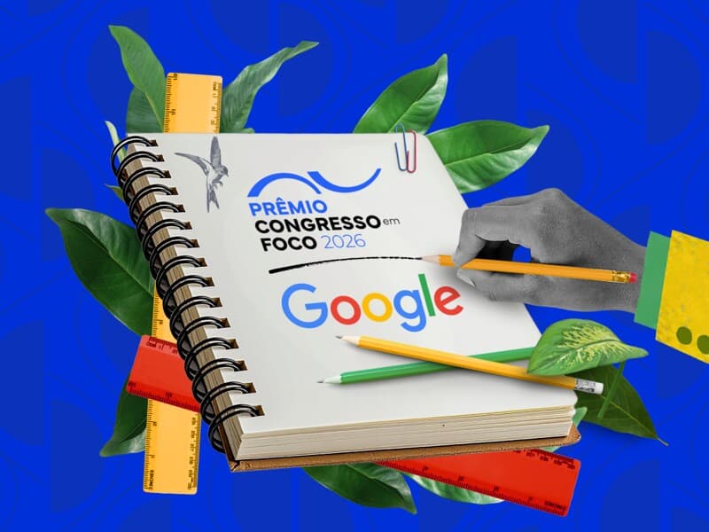 Google destaca transparência e participação cidadã ao apoiar Prêmio Congresso em Foco 2026. - Arte Congresso em Foco