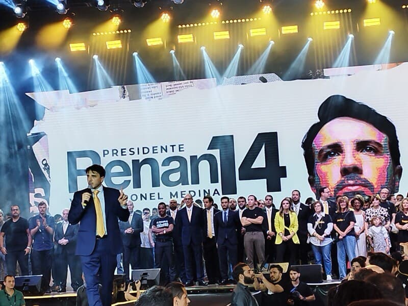 Convenção do Missão em São Paulo para lançamento oficial de candidaturas do partido a presidente e governador. - Leandro Chemalle/Thenews2/FolhapressL