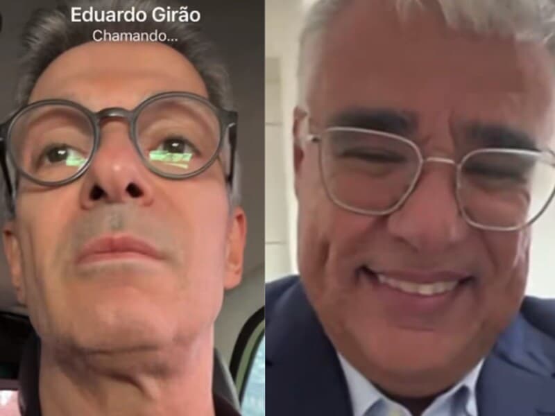 Eduardo Girão e Romeu Zema. - Reprodução/YouTube