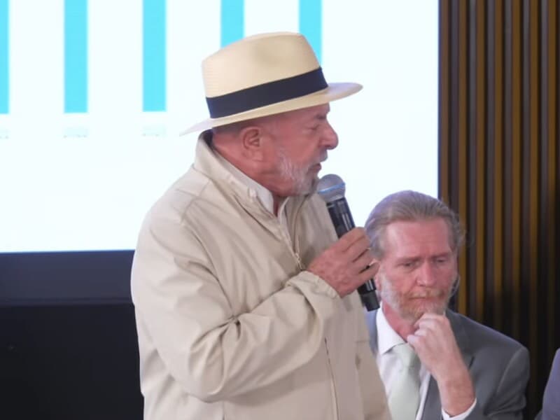 Lula diz a Trump que é mais experiente. - Reprodução/YouTube