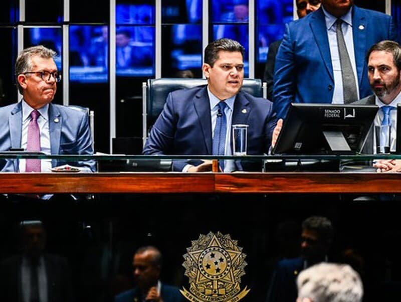 Davi Alcolumbre assinou a prorrogação das cinco medidas provisórias.  - Pedro Gontijo/Agência Senado