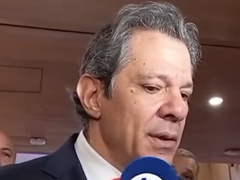 Haddad relata perseguição. - Reprodução/YouTube