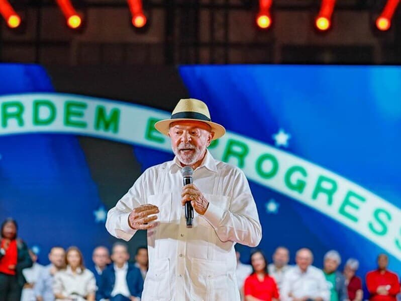 Lula foca em soberania em seu novo plano de governo. - Ricardo Stuckert/PR