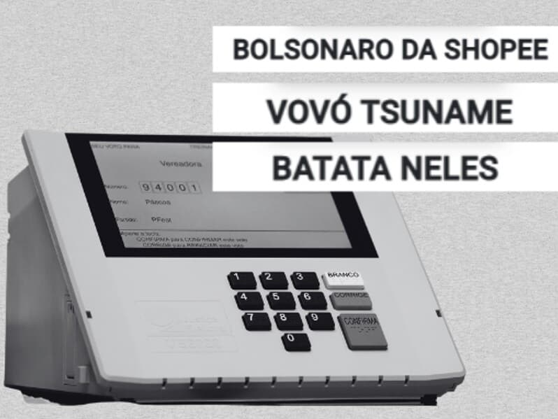 Candidatos usam apelidos na urna. - Arte Congresso em Foco