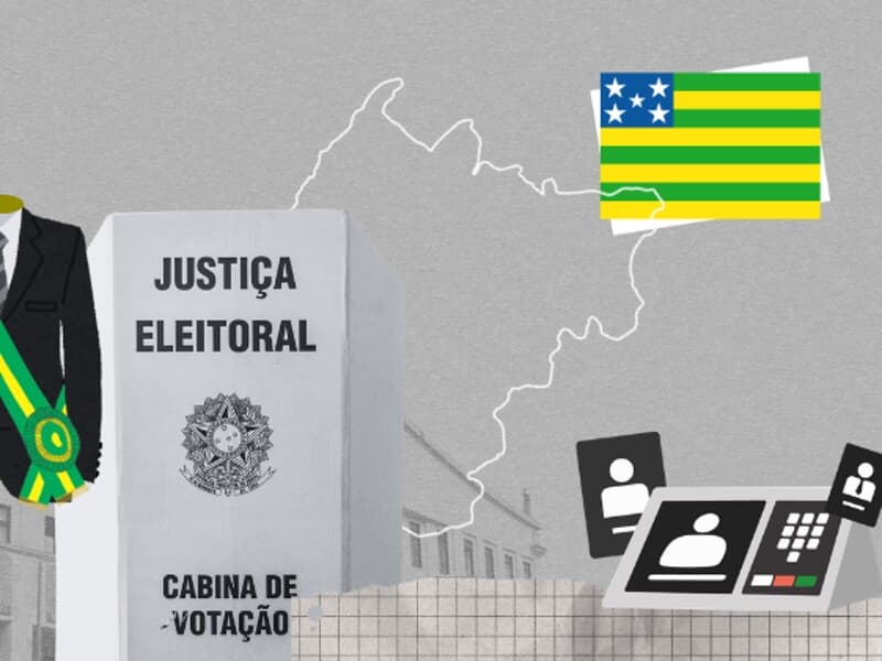 Seis candidatos se enfrentam nas eleições pelo governo do Goiás. - Arte Congresso em Foco