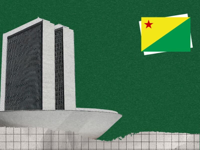 A cada vaga do Acre na Câmara dos Deputados, mais de 12 candidatos estão na disputa. - Arte Congresso em Focp