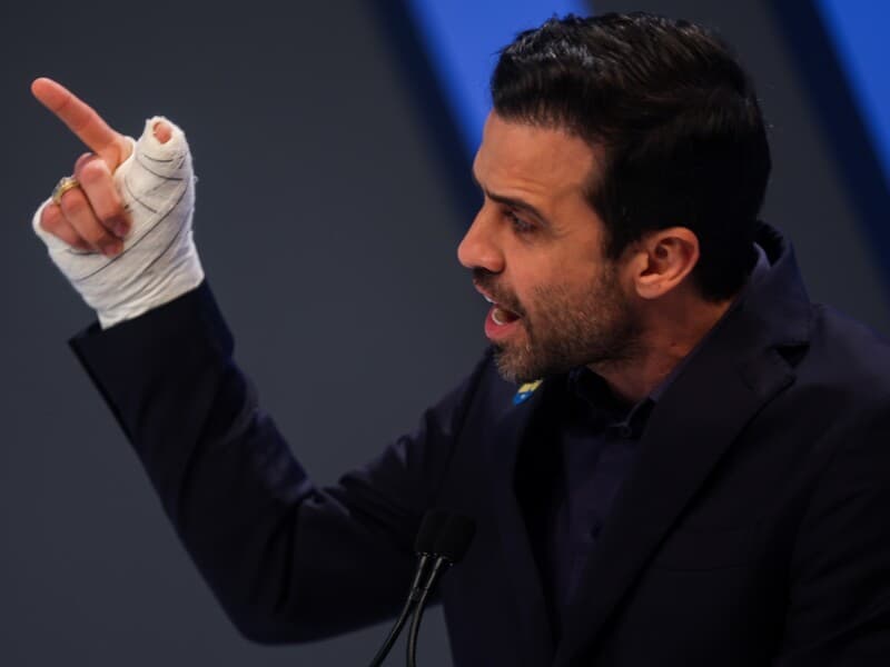 Pablo Marçal deixou a disputa municipal de 2024 para tentar chegar à Presidência em 2026. - Zanone Fraissat/Folhapress Pablo Marçal deixou a disputa municipal de 2024 para tentar chegar à Presidência em 2026. - Zanone Fraissat/Folhapress