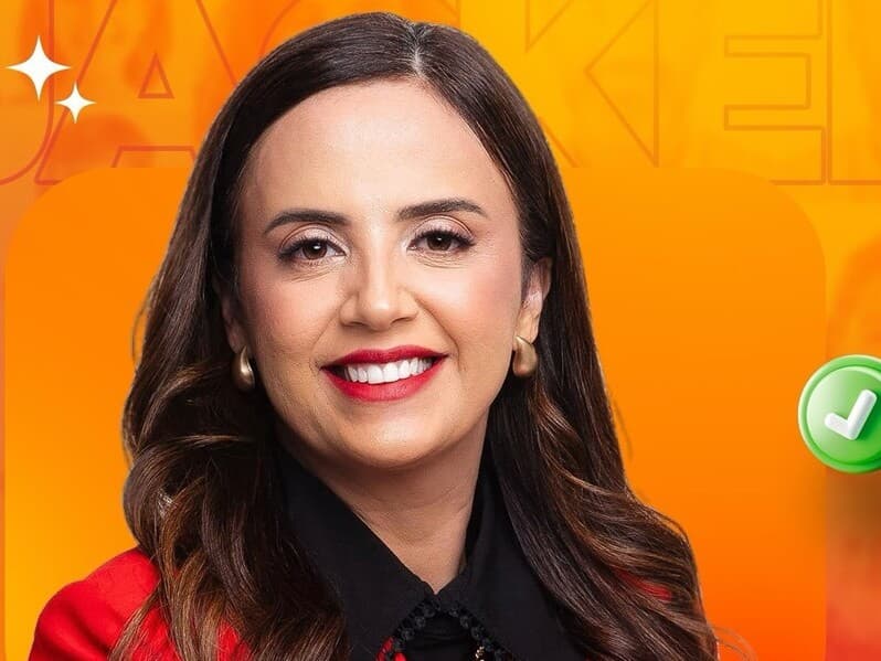 Nos stories, Jackeliny compartilhou material de campanha de Cleitinho com pedido de voto. - Reprodução / Instragam