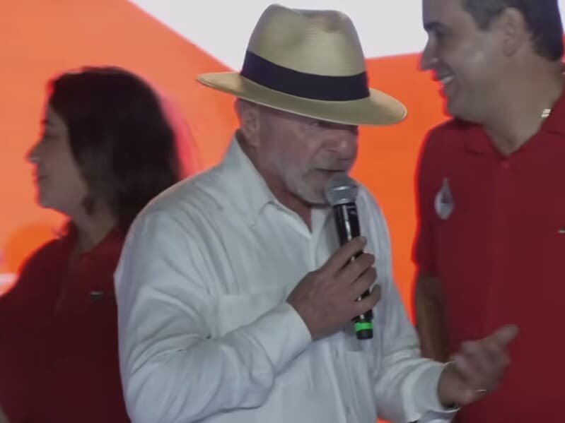 Lula pede renovação no Congresso. - Reprodução/YouTube
