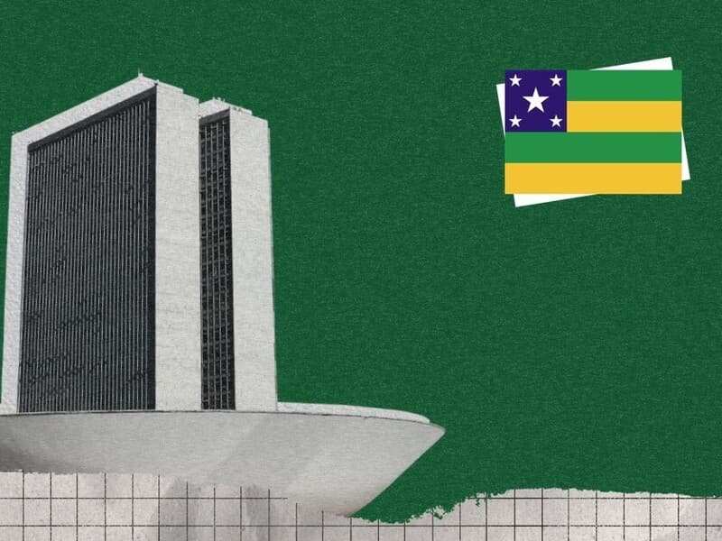 Sete deputados na bancada de Sergipe concorrem à reeleição.  - Arte Congresso em Foco