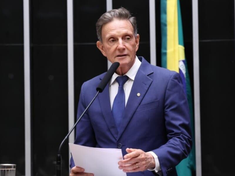 Crivella foi condenado em 2024 por operação de esquema de propinas na prefeitura do Rio de Janeiro. 
 - Kayo Magalhães / Câmara dos Deputados