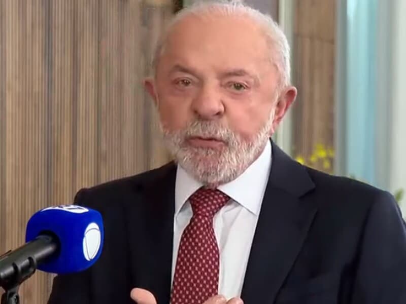 Lula diz que não interferirá em investigações sobre o filho. - Reprodução/Youtube Lula diz que não interferirá em investigações sobre o filho. - Reprodução/Youtube